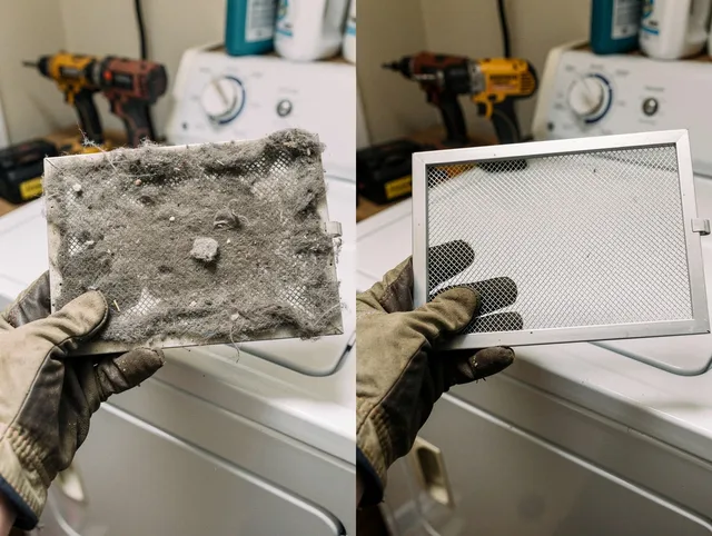 Professional lint trap cleaning by Newington Dryer Vent Cleaning in Newington