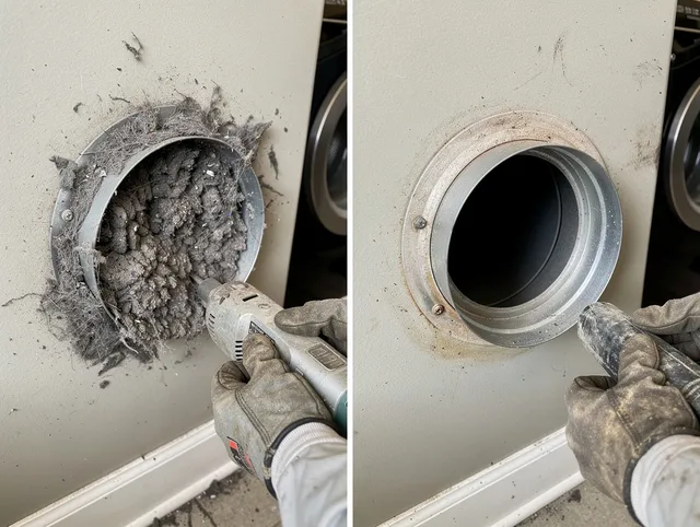 Professional clogged vent cleaning by Newington Dryer Vent Cleaning in Newington
